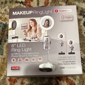 Vlogging Series LED Ring Light - White